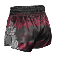 8 Weapons Muay Thai Shorts 8 Weapons Muay Thai Shorts Hanuman Black-Red