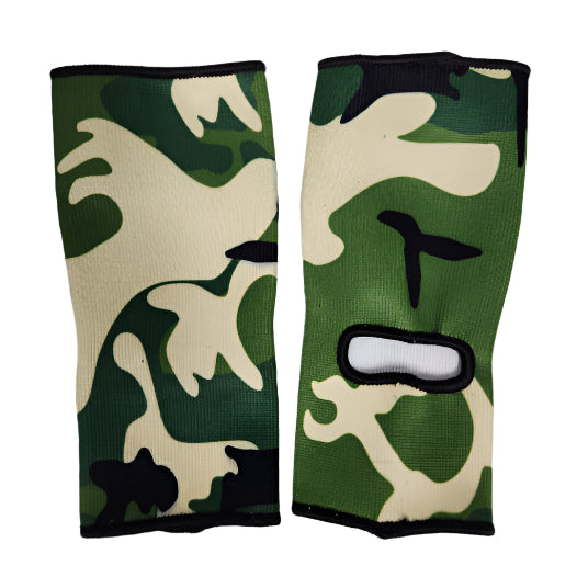 Ace Muay Thai Ankle Supports Camo - Green