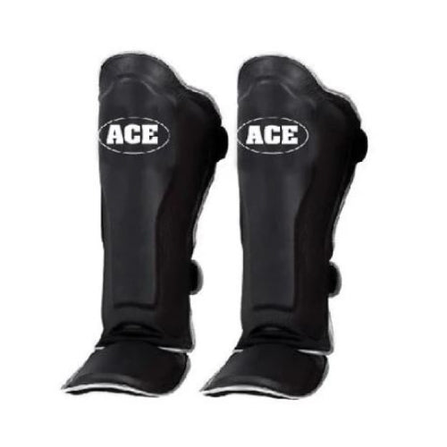 Ace Elite Leather Shin Guards