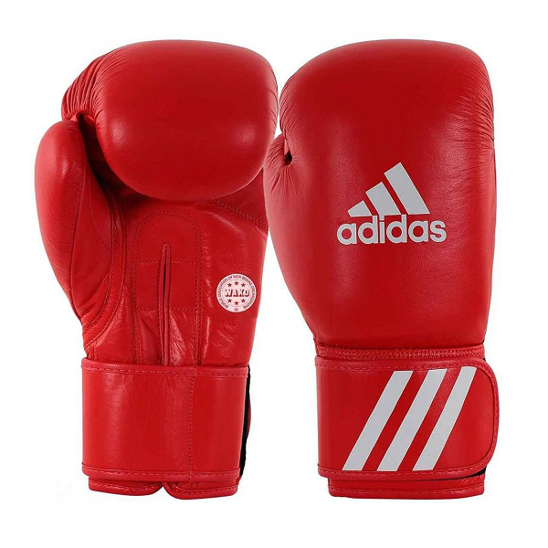 Adidas 10oz / Red Adidas Competition Leather Boxing Gloves