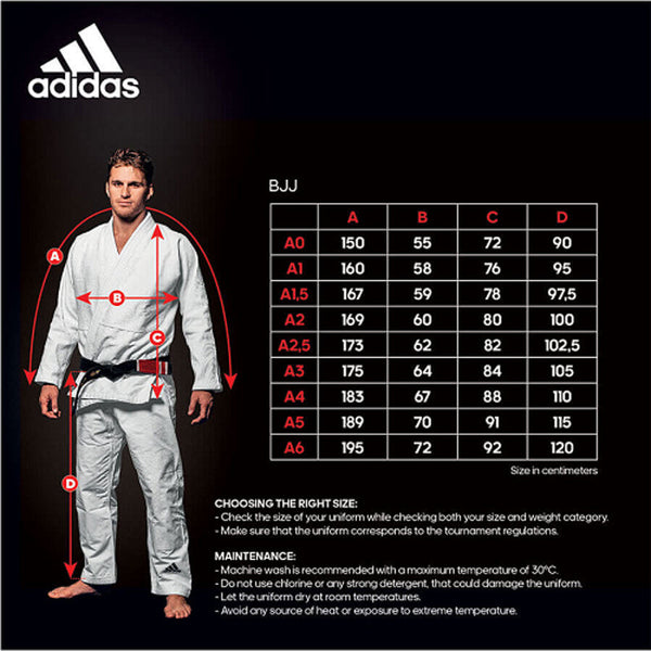 Adidas BJJ Gis Adidas Challenge Adult Bjj Gi 2.0 - with Stripes - White