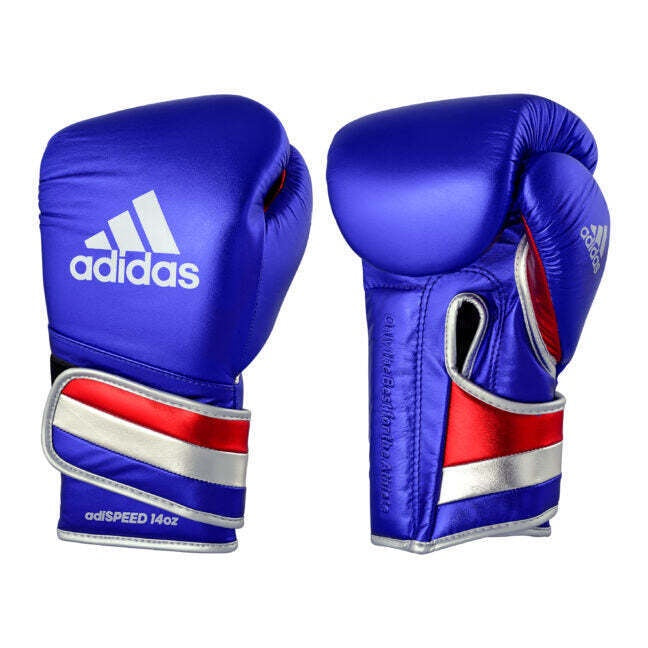 Adidas Adispeed Speed Pro Boxing Gloves - Metallic Blue