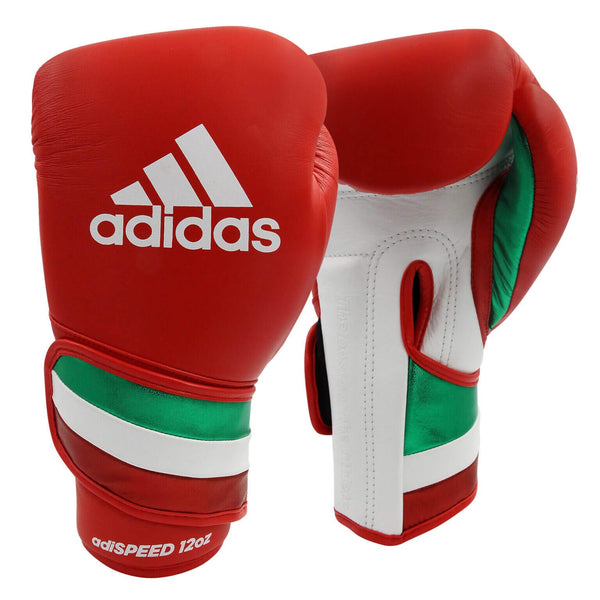 Adidas Boxing Gloves Adidas Adispeed Speed Pro Boxing Gloves - Red/White/Green