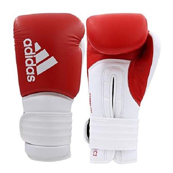 Adidas Hybrid 300 Boxing Gloves Red White