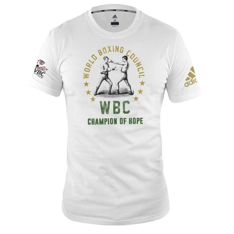 Adidas Boxing T Shirts Adidas Boxing WBC Heritage T Shirt - White