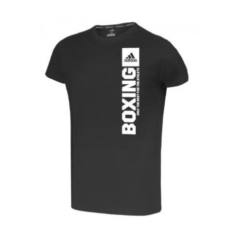 Adidas. Boxing T Shirts Adidas Vertical Boxing T-Shirt – Black