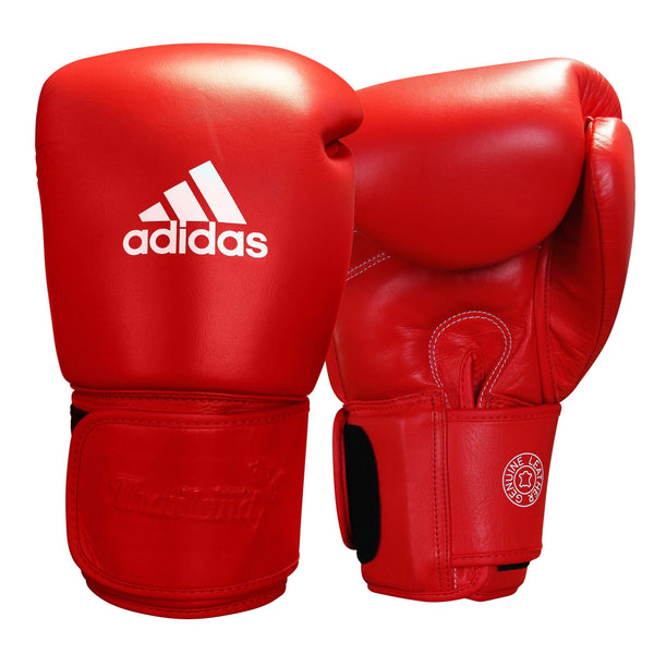 Adidas Red / 12oz Adidas Pro 300 Black Boxing Gloves