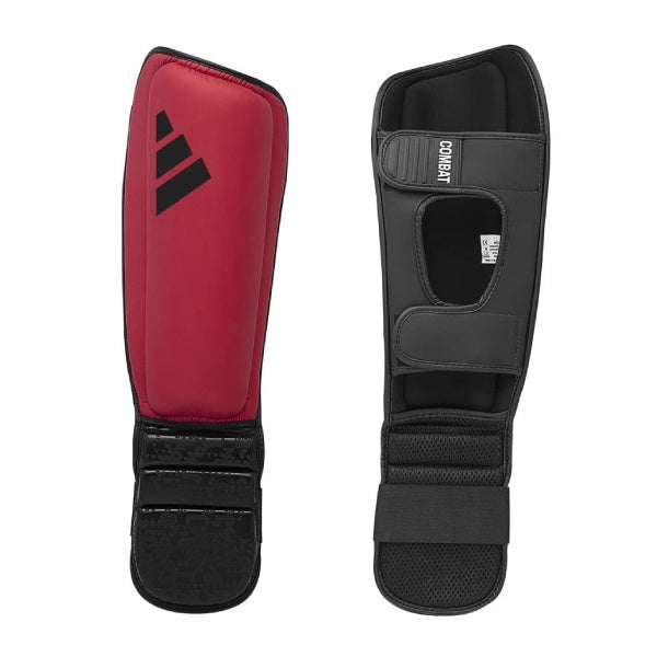 Adidas Combat 50 Vivid Red Shin Guards