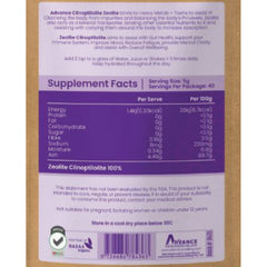 Advanced Nutrition Supplements Advance Clinoptilolite Zeolite Powder