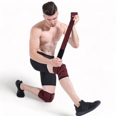 Aolikes Weightlifting Straps & Supports Aolikes Elasticised Lifting Knee Wraps