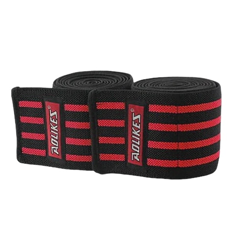 Aolikes Weightlifting Straps & Supports Aolikes Elasticised Lifting Knee Wraps