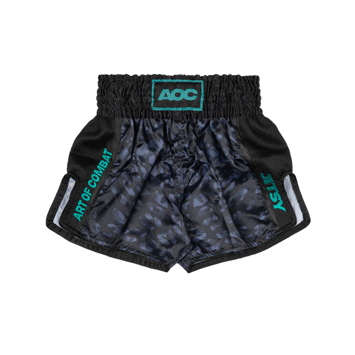 AOC Black Ocelot  Muay Thai Shorts - Men