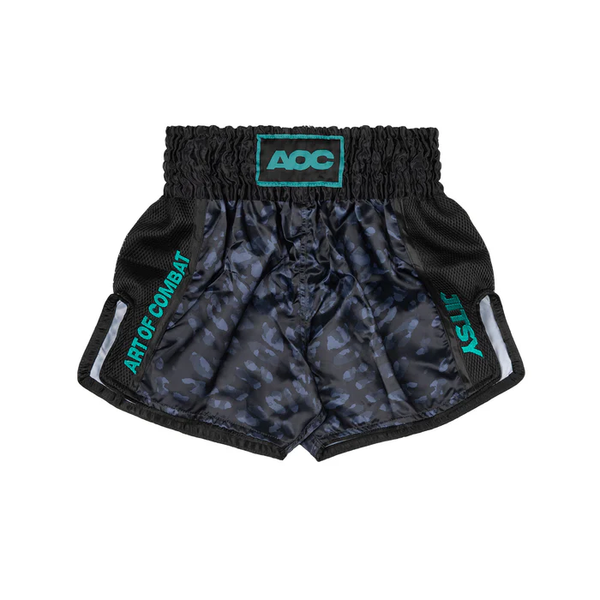 Art of Combat Muay Thai Shorts AOC Black Ocelot  Muay Thai Shorts - Men