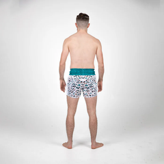 Art of Combat Muay Thai Shorts AOC White Ocelot Muay Thai Shorts - Men