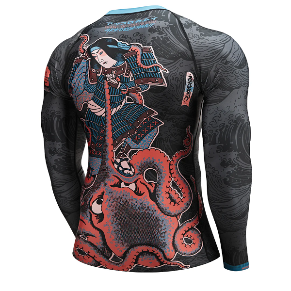 Budo Longsleeve Rash Guard Budo Akkorokamui Rash Guard LS Black