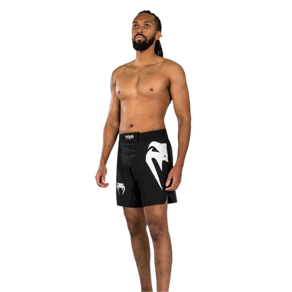 Budo MMA Shorts Venum Light 5.0 MMA Fight Shorts - Black/White