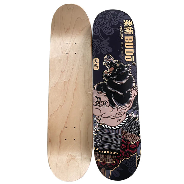 Budo Novelties Budo Onikuma Short Board Skateboard Deck