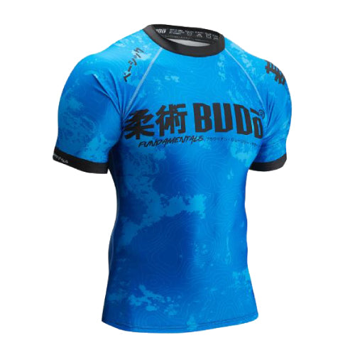 Budo Short Sleeve Rashguards Budo Kihon Ranked BJJ Rash Guard