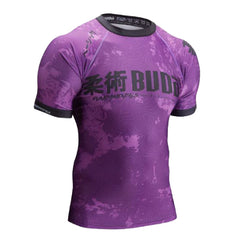 Budo Short Sleeve Rashguards Budo Kihon Ranked BJJ Rash Guard