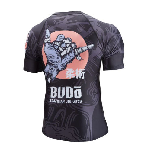 Budo Zombie Shaka Rash Guard - Black