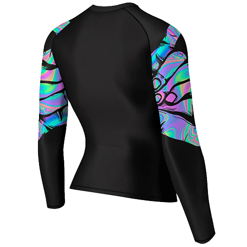 DIYUME Grappling BJJ Female DIYUME Female Grappling Rashguard Psychedelic