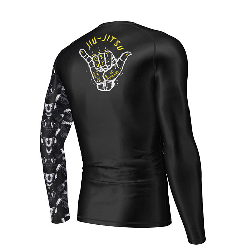 DIYUME Grappling Longsleeve Rash Guard DIYUME Grappling Rashguard Go Train