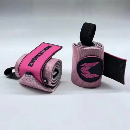 Energy Storm Weightlifting Straps & Supports Pink Energy Storm Gym Weightlifting Wrist Supports