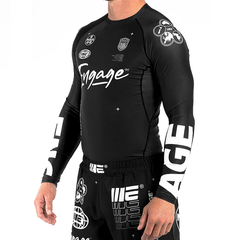 Engage Longsleeve Rash Guard Engage Billboard LS Rash Guard - Black