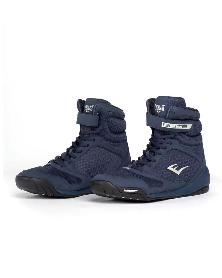 Everlast Boxing Boots Navy / US7 Everlast Elite 2 High Top Boxing Shoes