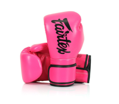 Fairtex Boxing Gloves 10oz / Pink/Black Fairtex BGV14 Muay Thai Boxing Gloves