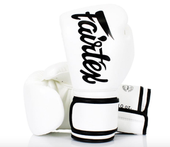 Fairtex Boxing Gloves 10oz / White Fairtex BGV14 Muay Thai Boxing Gloves