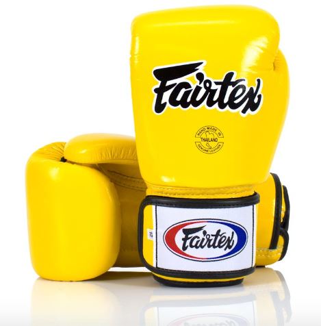 Fairtex Boxing Gloves Yellow / 8oz Fairtex Muay Thai Boxing Gloves BGV1