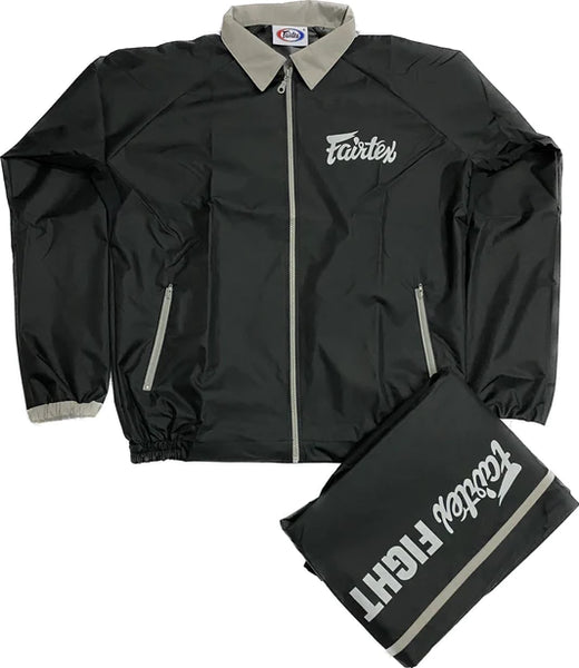 Fairtex Weight Management Fairtex VS4 Sauna Sweat Suit - Grey/White