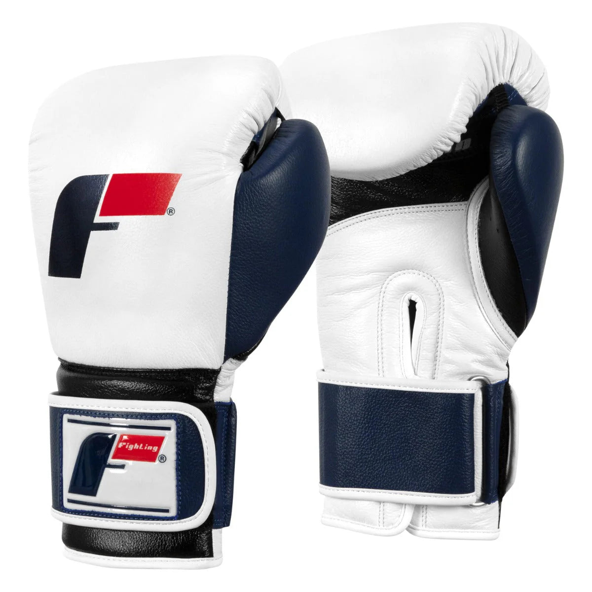 Fighting Sports Boxing Gloves Fighting Force Leather Boxing Gloves - Hook & Loop wrist strap