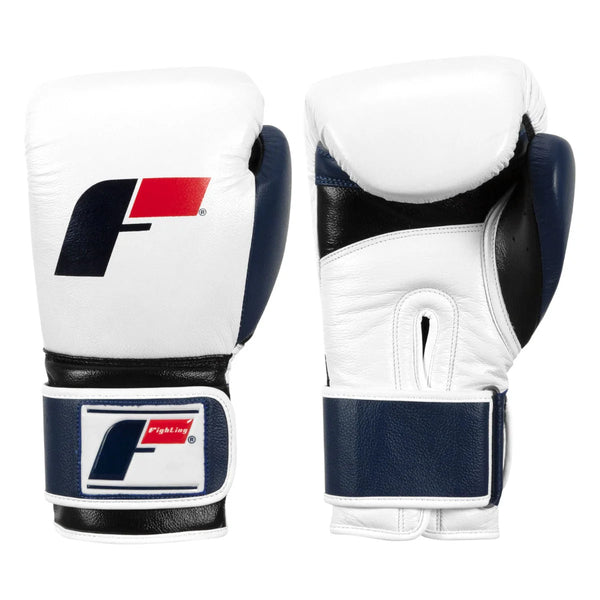 Fighting Sports Boxing Gloves Fighting Force Leather Boxing Gloves - Hook & Loop wrist strap