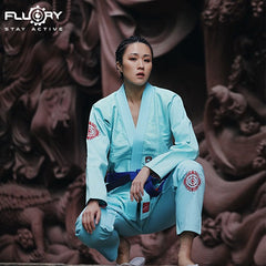 Fluory BJJ BJJ Female Fluory Grappling Hanfoo BJJ Gi Light Blue