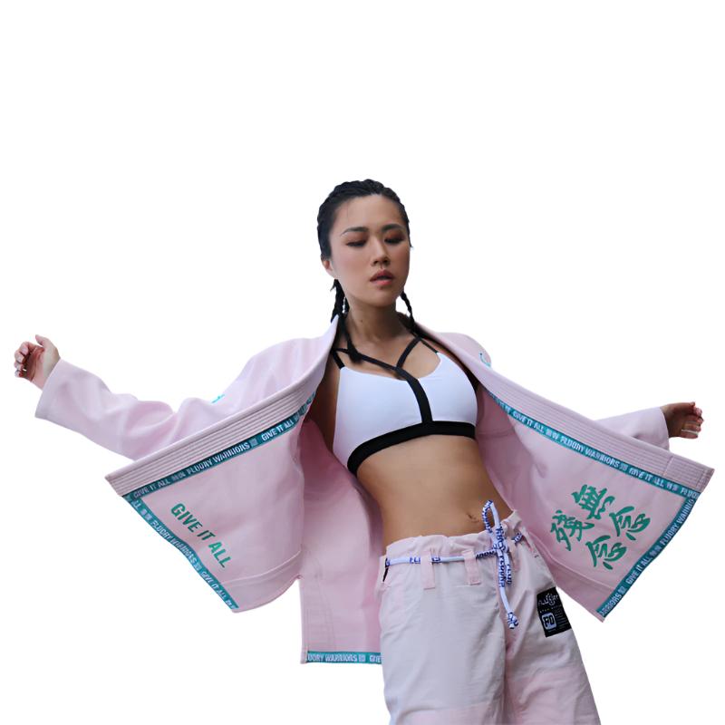 Fluory BJJ BJJ Female Fluory Grappling No Regret BJJ Gi Pink