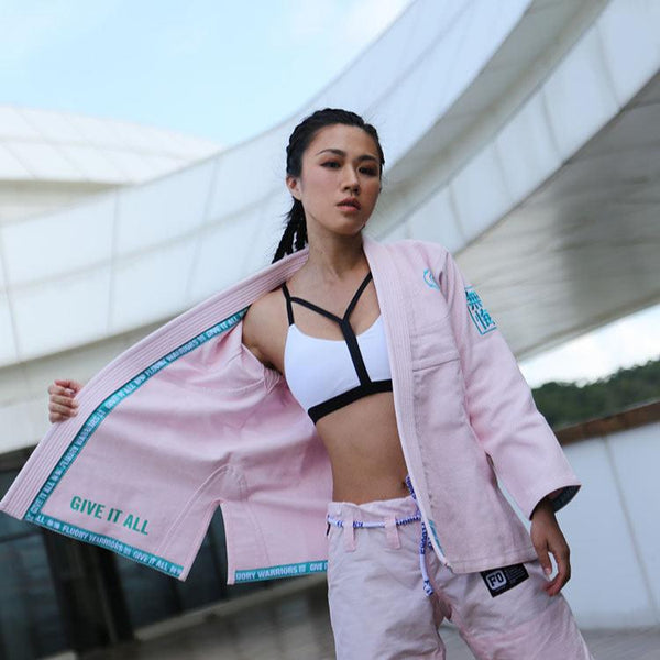 Fluory BJJ BJJ Female Fluory Grappling No Regret BJJ Gi Pink