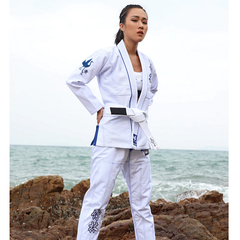 Fluory BJJ BJJ Female Fluory Grappling White Crane BJJ Gi White