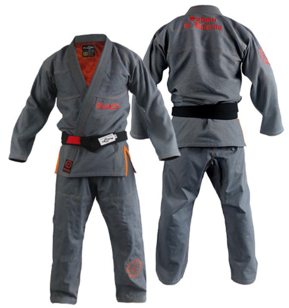 Fluory BJJ BJJ Gis Fluory Grappling Inferno BJJ Gi Grey