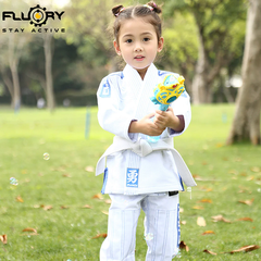 Fluory BJJ BJJ Kids Fluory Grappling Courage Kids BJJ Gi White