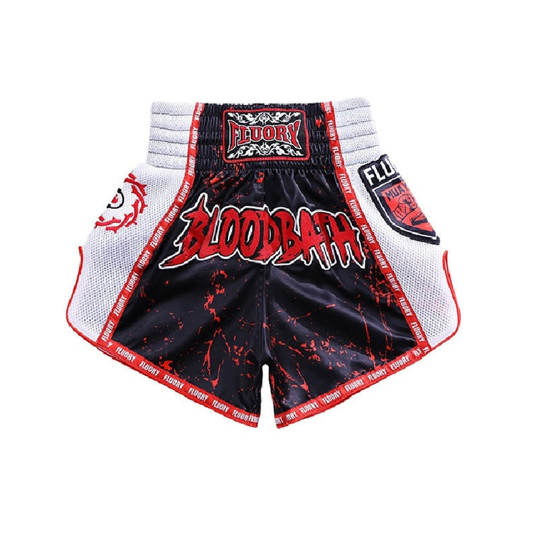 Fluory Bloodbath Muay Thai Shorts Black