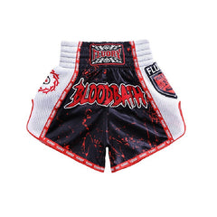 Fluory Muay Thai Muay Thai Shorts Fluory Bloodbath Muay Thai Shorts Black