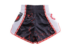 Fluory Muay Thai Muay Thai Shorts Fluory Bloodbath Muay Thai Shorts Black