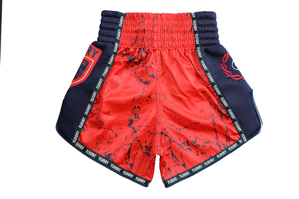 Fluory Muay Thai Muay Thai Shorts Fluory Bloodbath Muay Thai Shorts Red