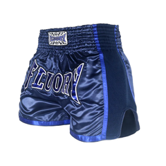 Fluory Muay Thai Muay Thai Shorts Fluory Eternity Classic Retro Muay Thai Shorts Blue Blue