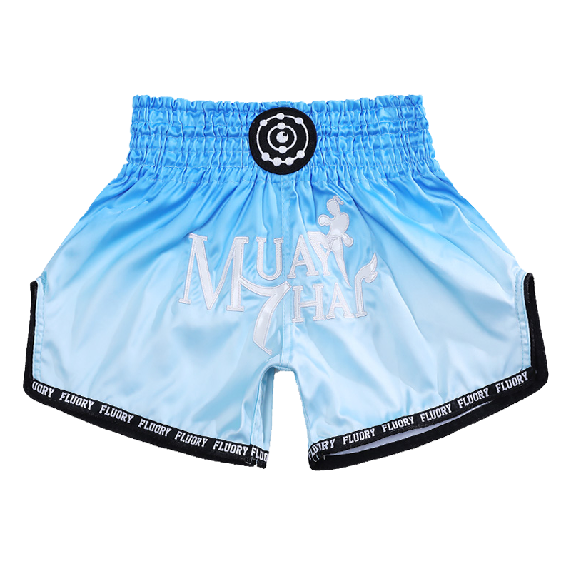 Fluory Muay Thai Muay Thai Shorts Fluory Fade Muay Thai Shorts Blue