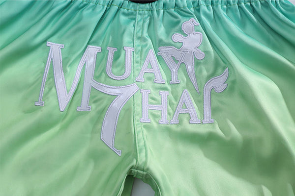 Fluory Muay Thai Muay Thai Shorts Fluory Fade Muay Thai Shorts Green