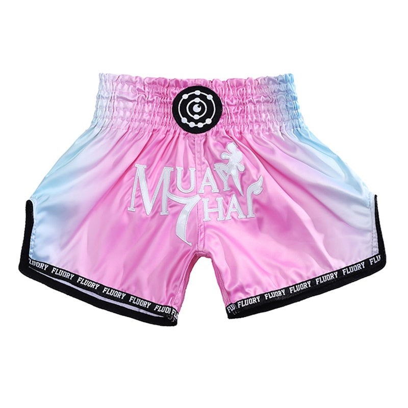 Fluory Muay Thai Muay Thai Shorts Fluory Fade Muay Thai Shorts Pink