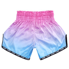 Fluory Muay Thai Muay Thai Shorts Fluory Fade Muay Thai Shorts Pink Blue